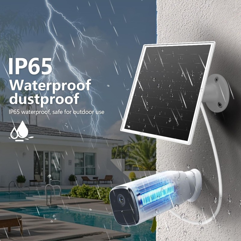 Versatile Solar Panel with 9.8ft Cable for Effortless Outdoor Installation gallery