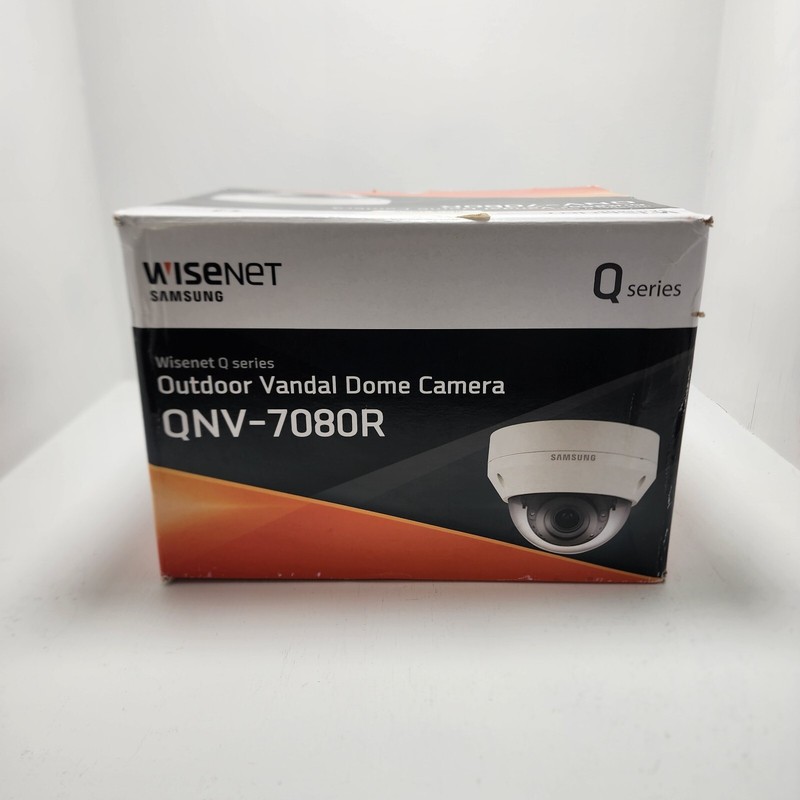 Samsung Wisenet QND-7080RN Q Series IP Dome Network Camera 4MP 2.8mm-12mm White