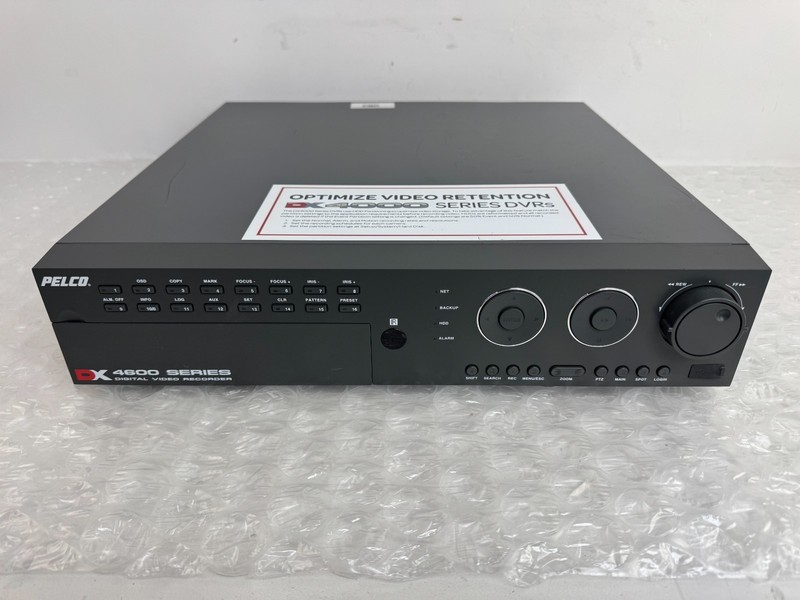 Pelco DX4600 Series Digital Video Recorder DVR DX4616 DO G2U
