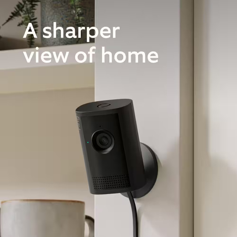 Indoor Cam plus - Plug-In Retinal 2K Security Camera, 4X Enhanced Zoom, Low-Ligh gallery