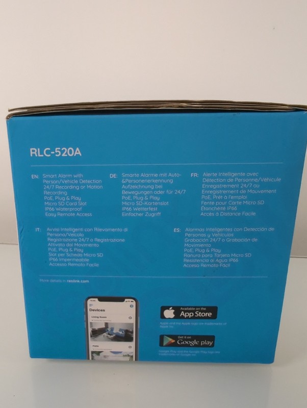 Sealed New Reolink 5MP Dome PoE Outdoor Camera Night Vision RLC-520A gallery