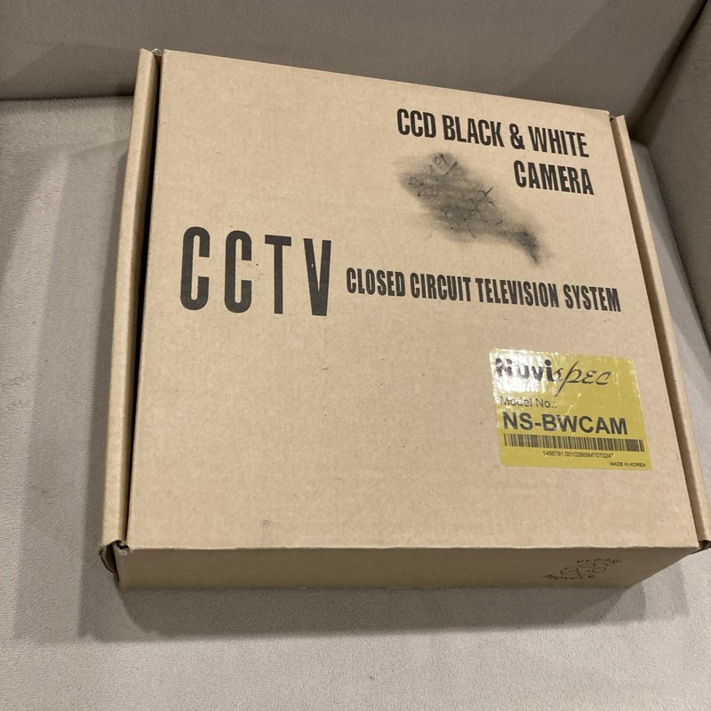 Nuvispec CCTV Black & White Camera Kit – Model NS-BWCAM – NIB – Vintage Security