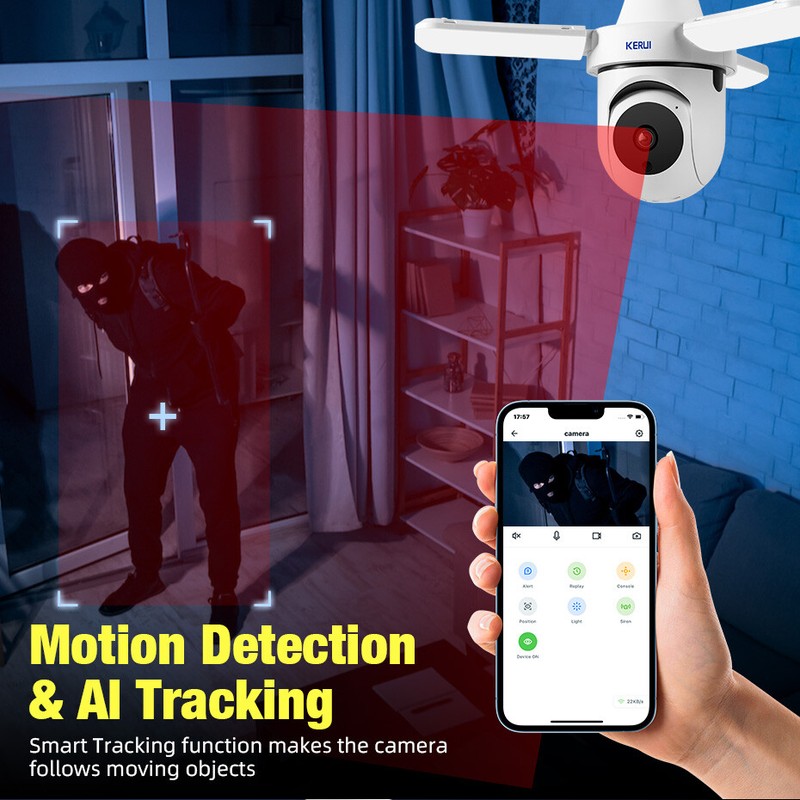 1080P HD Wireless Security Camera System Outdoor Home 5G Wifi Night Vision Cam gallery