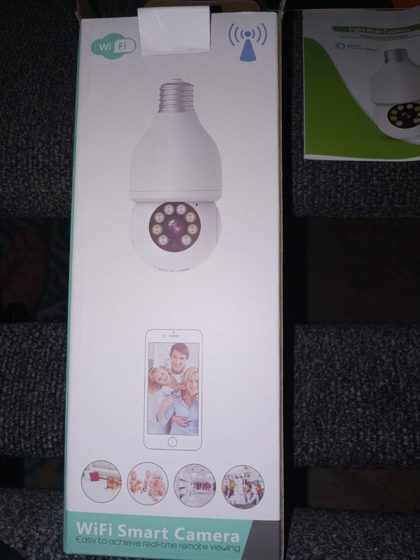 WiFi Smart Camera Bulb with LED Lights. Easy To Achieve Real Time Remote Viewing gallery