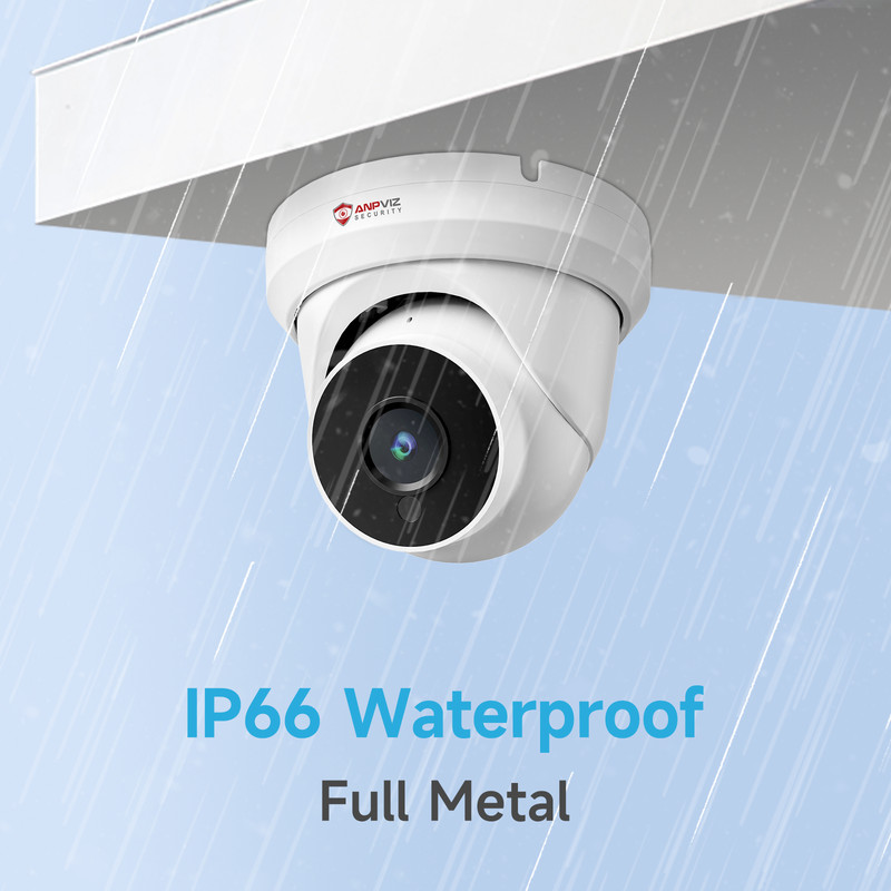 Anpviz 4MP PoE Turret Security Camera Outdoor Audio NDAA Compliant IPC-D3240W-S gallery