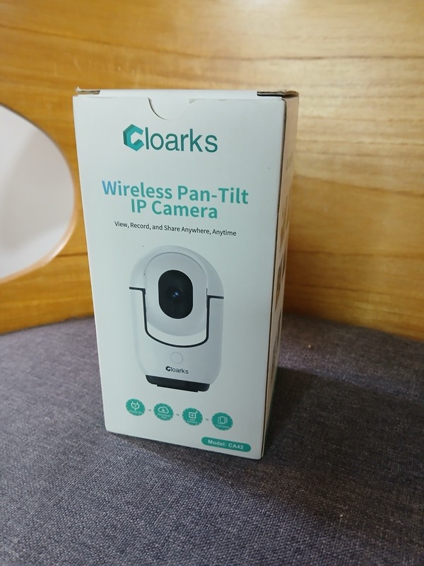 Cloarks CA42 1080p Wi-Fi Indoor IP Surveillance Camera Pan-Tilt AI Google Home