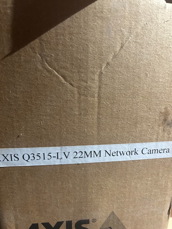 NEW SEALED BOX Axis Q3515-LV 22mm Network