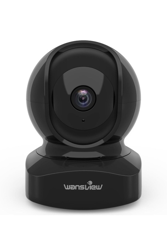 Wansview Security Camera Indoor, 360 Degree WiFi Home Security Cameras for Pet
