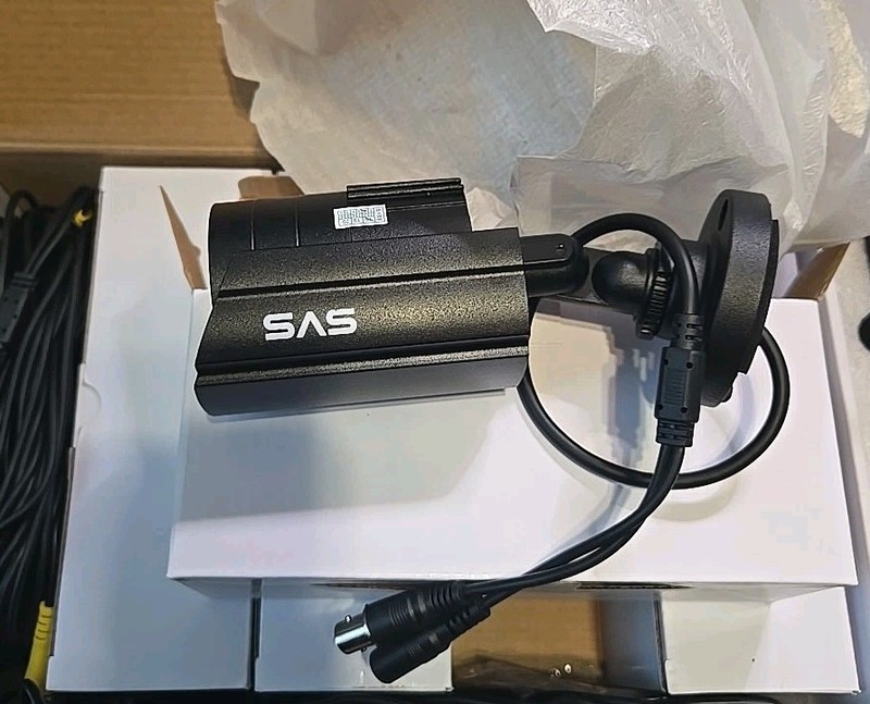 SVS Shield Surveillance 4x Cameras H.264 Security DVR 8-Channel SVS2400 No Hdd gallery