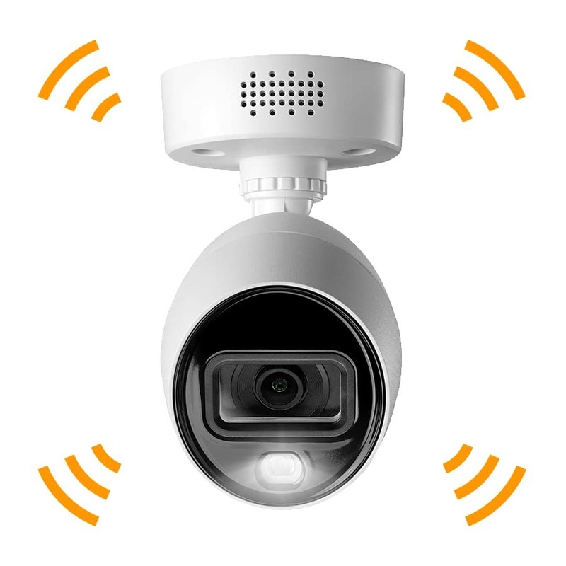 LOREX 4K ULTRA HD ACTIVE DETERRENCE SECURITY CAMERA C883DA-Z – WHITE