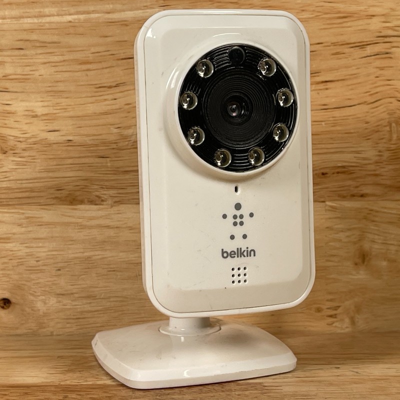 Belkin NetCam F7D7601V1 White Infrared Night Vision Wi-Fi Home Security Camera