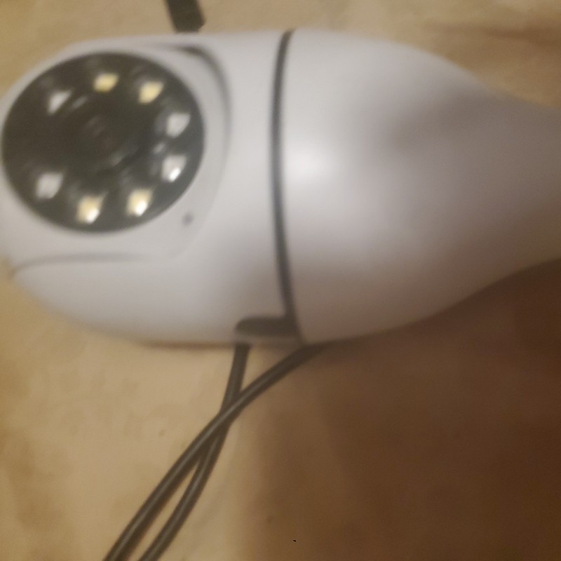 Light Bulb Security Camera Outdoor,1Degree Screw in Light US gallery