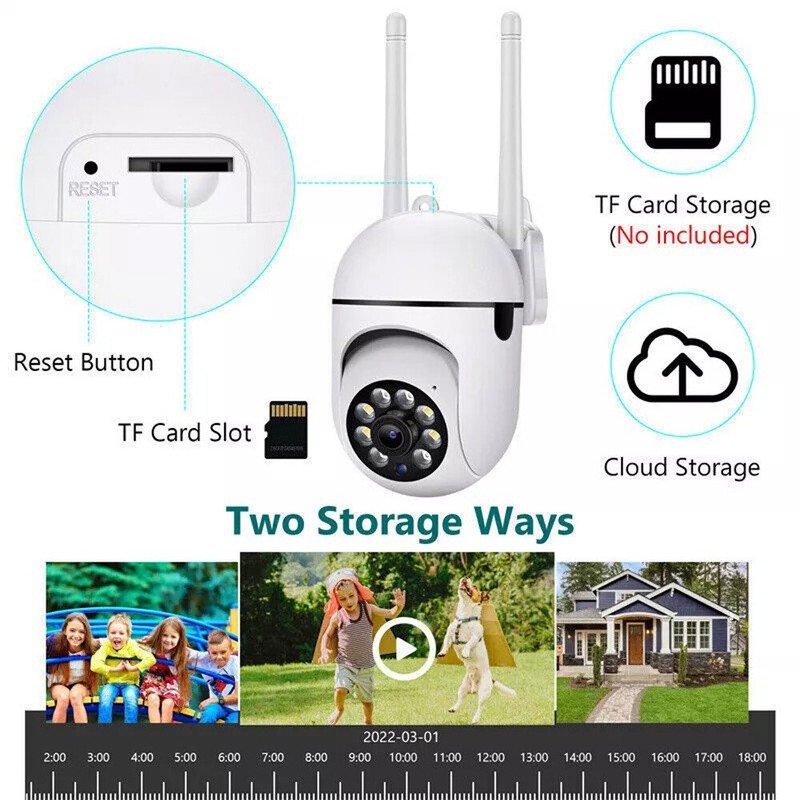4 Pack Wireless 5G WiFi 1080P Security Camera System Smart Outdoor Night Vision gallery