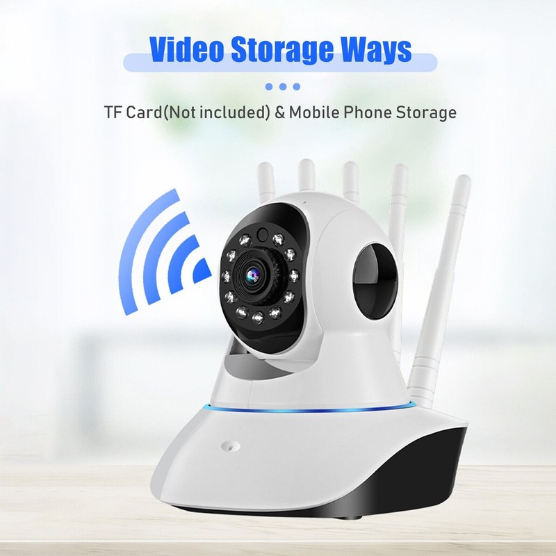 Camera Rotation Baby Monitor Home Video Smart Indoor Wireless 1080P gallery