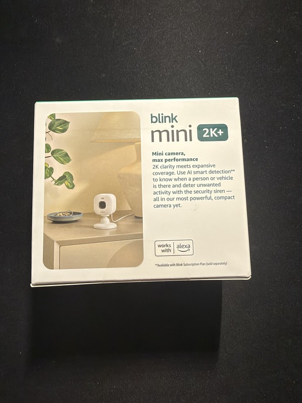 Blink Mini 2K+ Indoor Outdoor Security Camera White 2K HD Plug-In New gallery