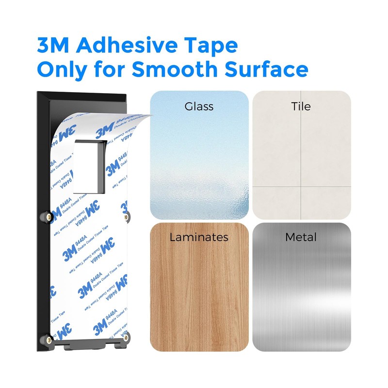 No-Drill Ring Doorbell Mount - Adhesive Door Bracket Compatible with Ring Vid... gallery