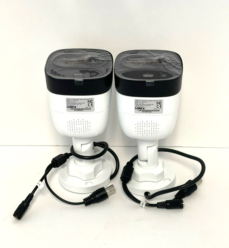 2X Lorex C241DA-E Camera 1080p Analog HD Active Deterrence Security Add-On White gallery
