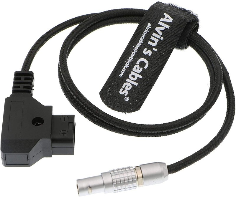 Alvin's Cables Flexible 2 Pin Male to D-tap Power Cable for Teradek, SmallHD ...
