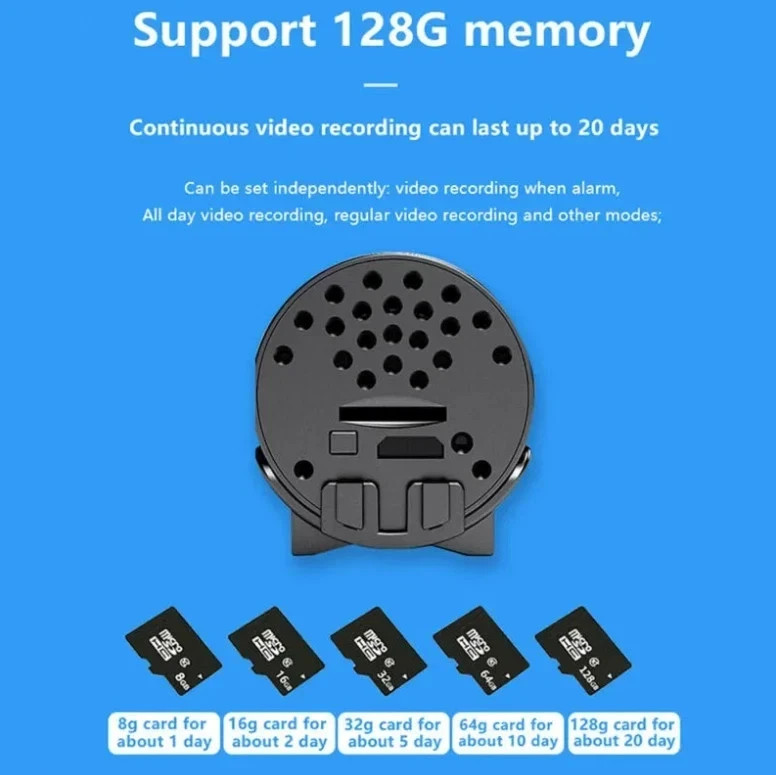 Sale Mini 4G Wireless Wifi Camera 1080P HD +32GB memory card gallery