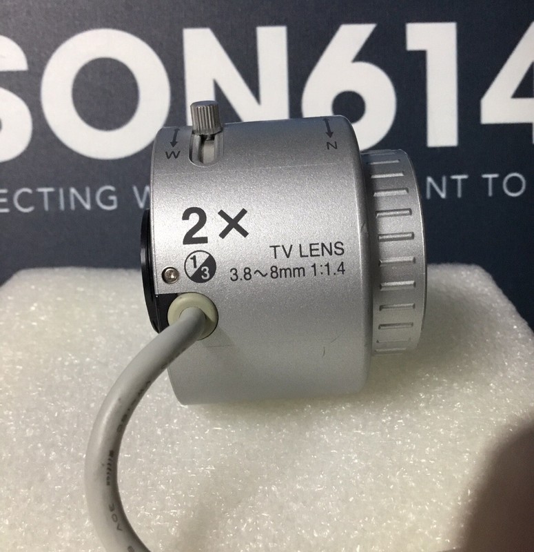 Panasonic WV-LZA61/2S Surveillance Camera Lens 3.8-8mm 1:1.4 CS Auto Iris TESTED gallery