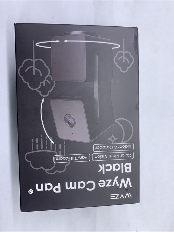 (SEALED) WYZE Cam Pan v3 Indoor/Outdoor 1080p Wi-Fi Smart Security Camera Black