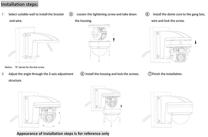 DS-1258ZJ LTB348 WM110 Wall Mount Bracket Compatible with Outdoor Indoor Fixe... gallery