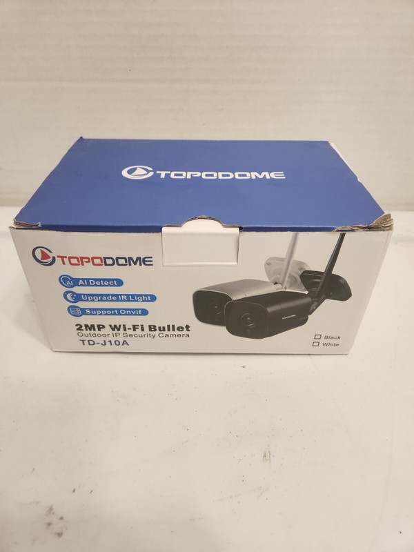 Topodome 2MP Wi-Fi Outdoor IP Security Camera TD-J10A