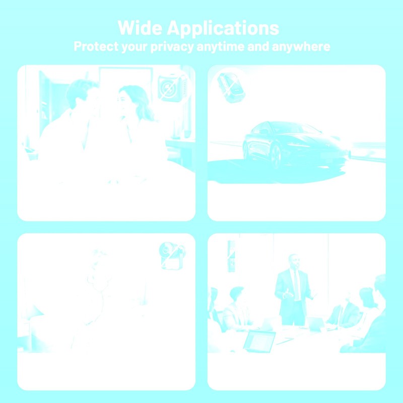 6-in-1 Hidden Camera Detector Anti-Spy Finder GPS Tracker Bug Sweeper RF Scanner gallery