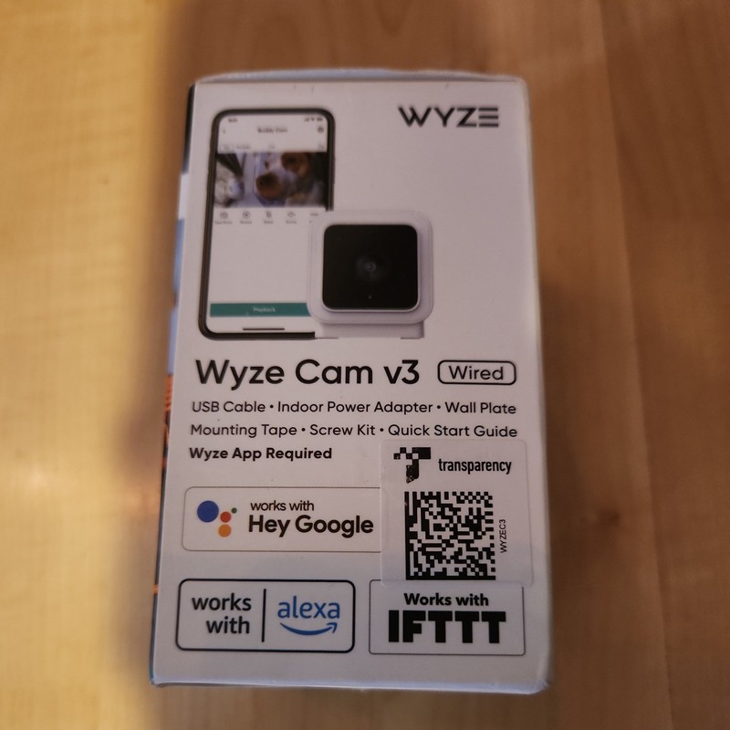 WYZE Cam v3 Indoor/Outdoor Video Camera - White (BRAND NEW) gallery