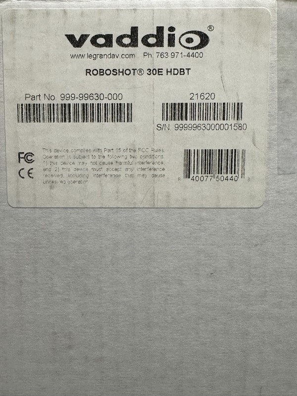 Vaddio Roboshot 30E HDBT gallery
