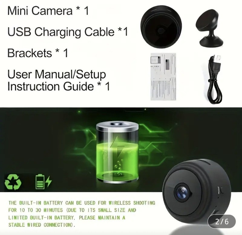 V720 SD wireless security camera, equipped with WIFI, 150mAh- Lowest $ ON EBAY gallery