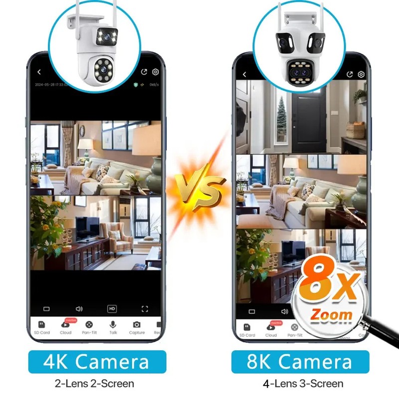 16MP WiFi Camera Outdoor Home Security Auto Tracking P2P PTZ Video Surveillance gallery