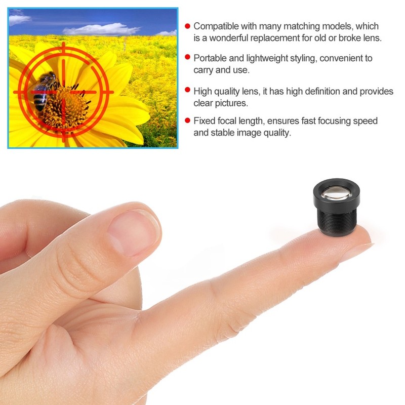 High Quality Lens 16mm Board Camera Lens Security Camera Lens With M12 Screw BEA gallery