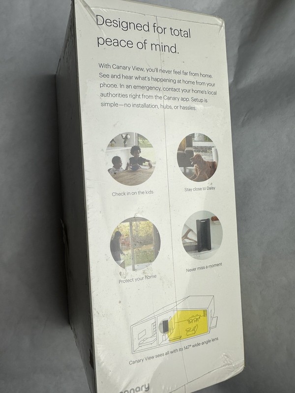 Canary View Indoor Security Camera 1080P HD Black (WiFi) - New gallery