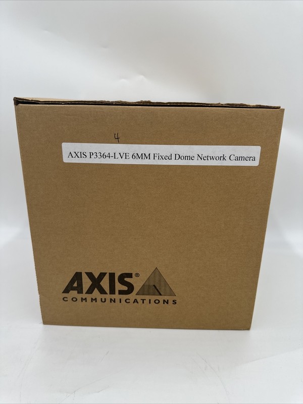 Axis P3364-LVE 6MM Fixed Dome Network Camera Indoor Outdoor – NEW-SEALED