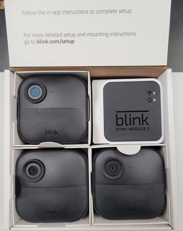 Blink Outdoor 4 1080p Wireless 3-Camera Security System