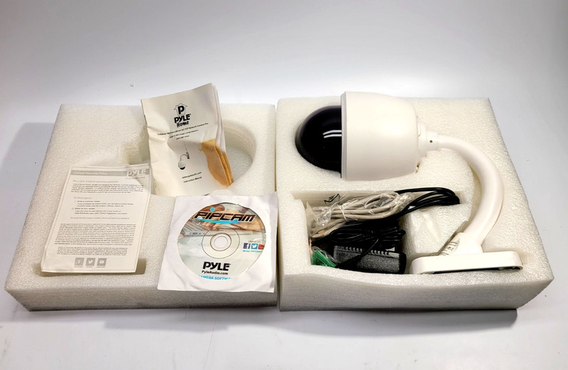 New Open-Box Pyle PIPCAMHD45 960p HD Outdoor WiFi IP Security Camera PTZ 4x Zoom gallery