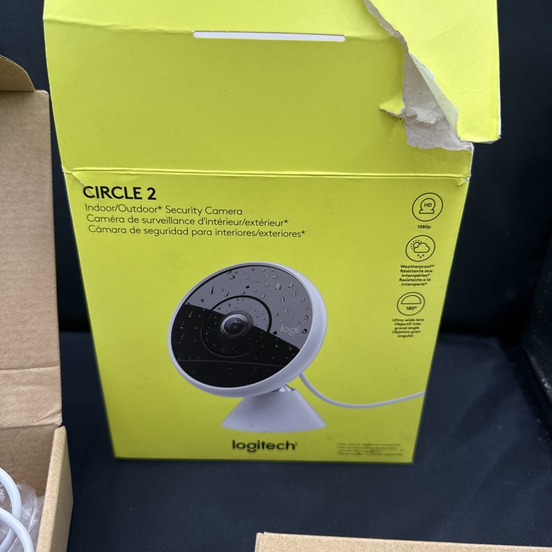 Logitech Circle 2 IndoorOutdoor 1080p WiFi Home Wired Security Camera gallery