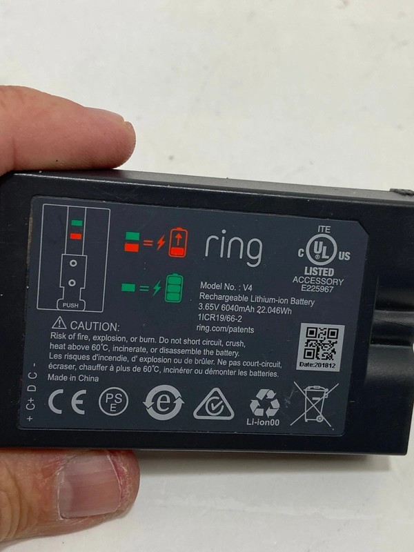 Ring Video DoorBell 2, 3, 4 Plus Ring V4 Rechargeable Battery Only gallery