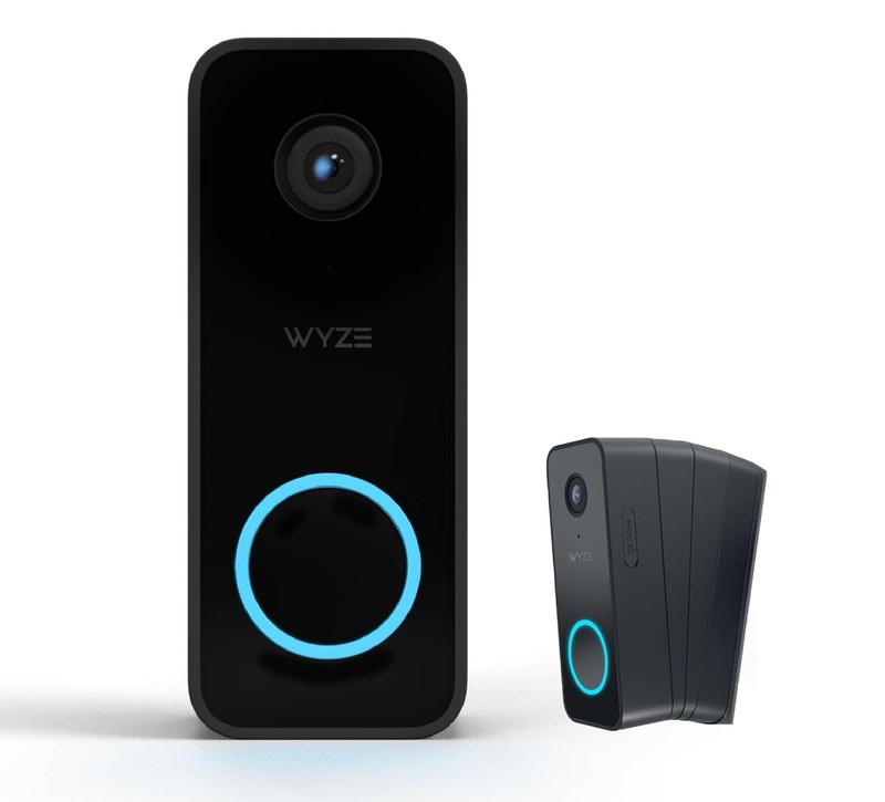 Doorbell Camera v2 + Wedge Kit, 2K Smart Video Doorbell with Motion Activated…