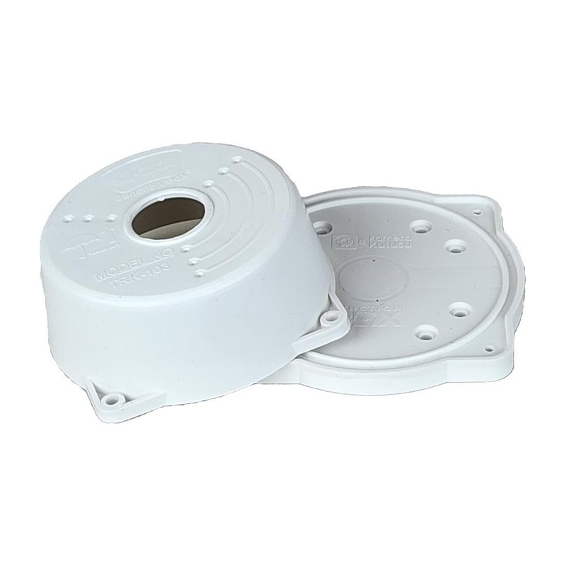 -103-T Universal CCTV Junction Box, White PP5 Plastic, Weatherproof Mini Hous... gallery