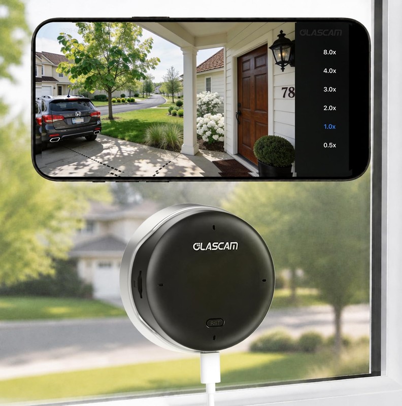 3MP 2K Window Camera, Indoor Security Camera UltraColor Night Vision, WiFi 6 …