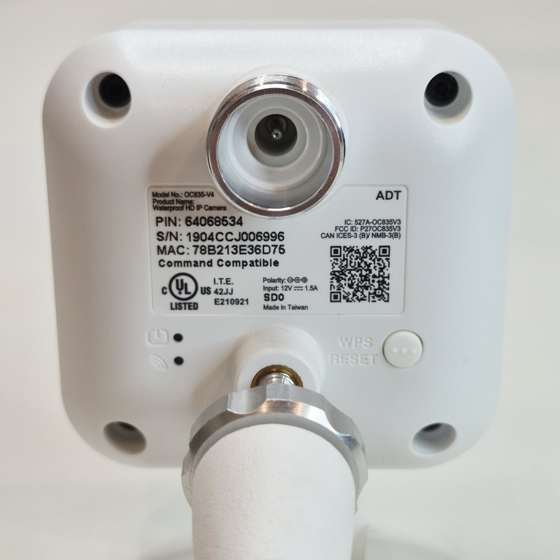 ADT OC835-V4 Pulse Outdoor HD Security Camera w/ Stand Cable AC Adapter Tested gallery