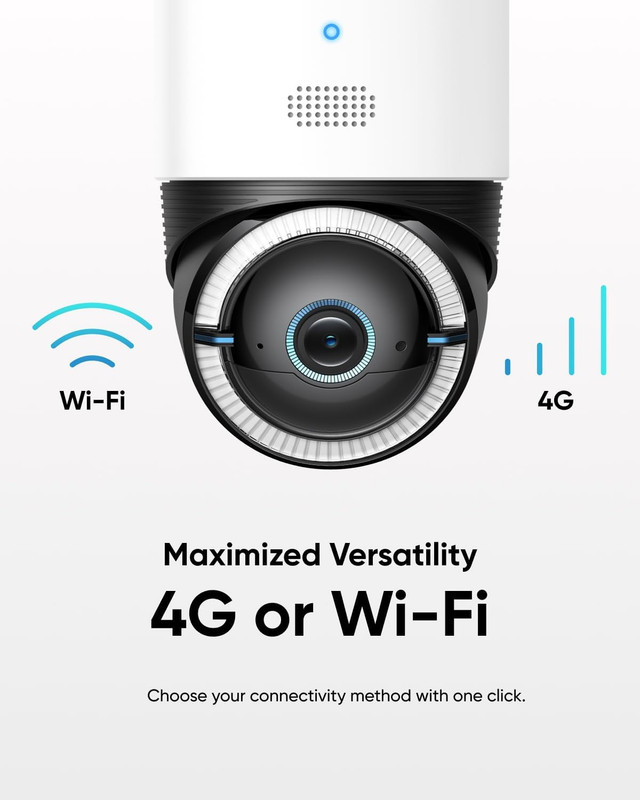 Eufy Security 4G LTE Cam S330, 4K Cellular Solar Security Cameras Wireless Outdo gallery