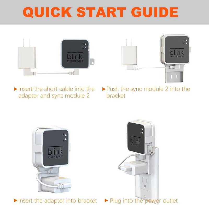 256GB Blink USB Flash Drive and Outlet Wall Mount for Blink Sync Module 2, Local gallery