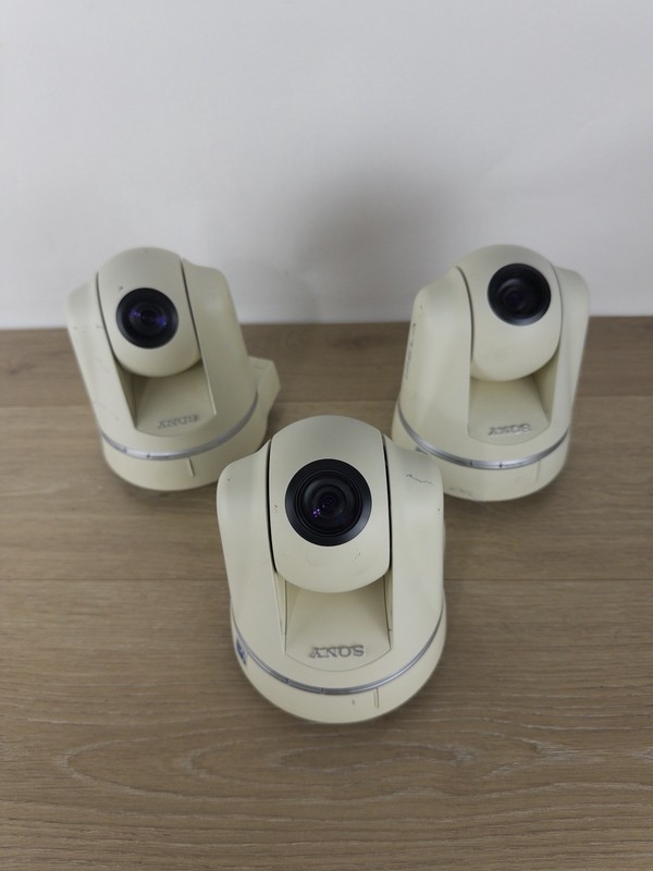 3 Sony IPELA SNC-RZ50N PTZ Network IP Security Surveillance Color Web Cam Camera