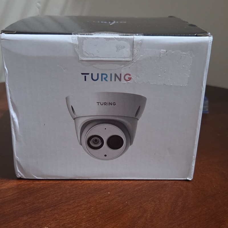 Turing TI-NED044 4MP IP Turret Camera, 4mm Lens, Wired PoE, Outdoor Weatherproof