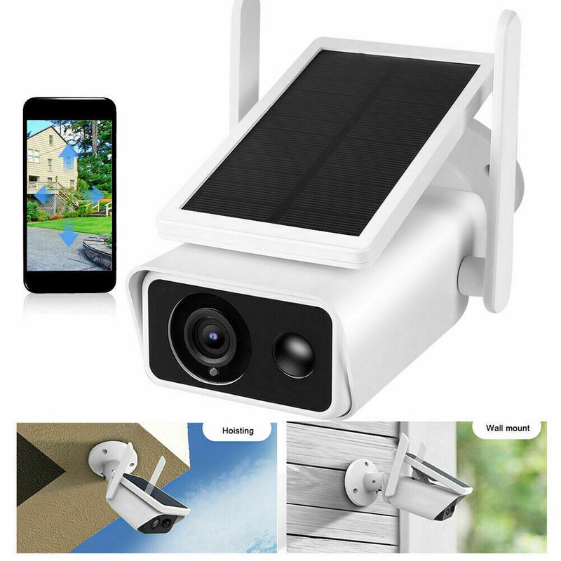 Solar WiFi Camera Wireless Outdoor IP Security CCTV Surveillance System HD 1080P gallery