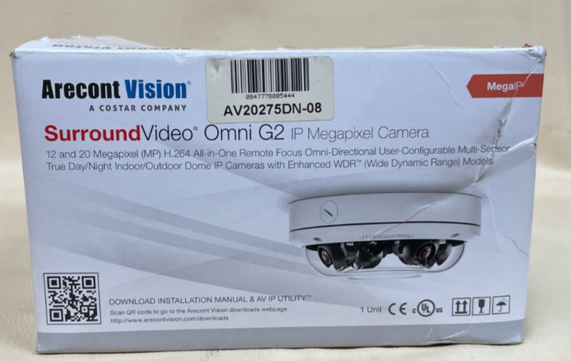 Arecont Vision AV20275DN-08 SurroundVideo Omni G2 20MP Remote Focus gallery