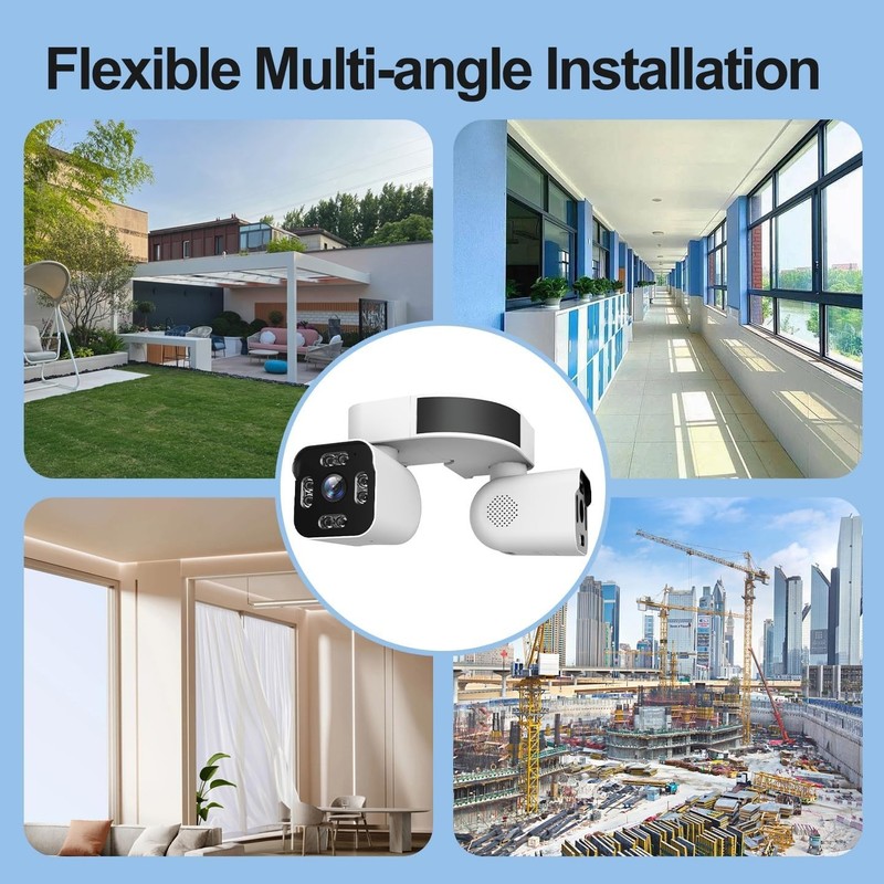 Auto Tracking House Cameras | 2.5K/5MP Dual Lens Outdoor` gallery